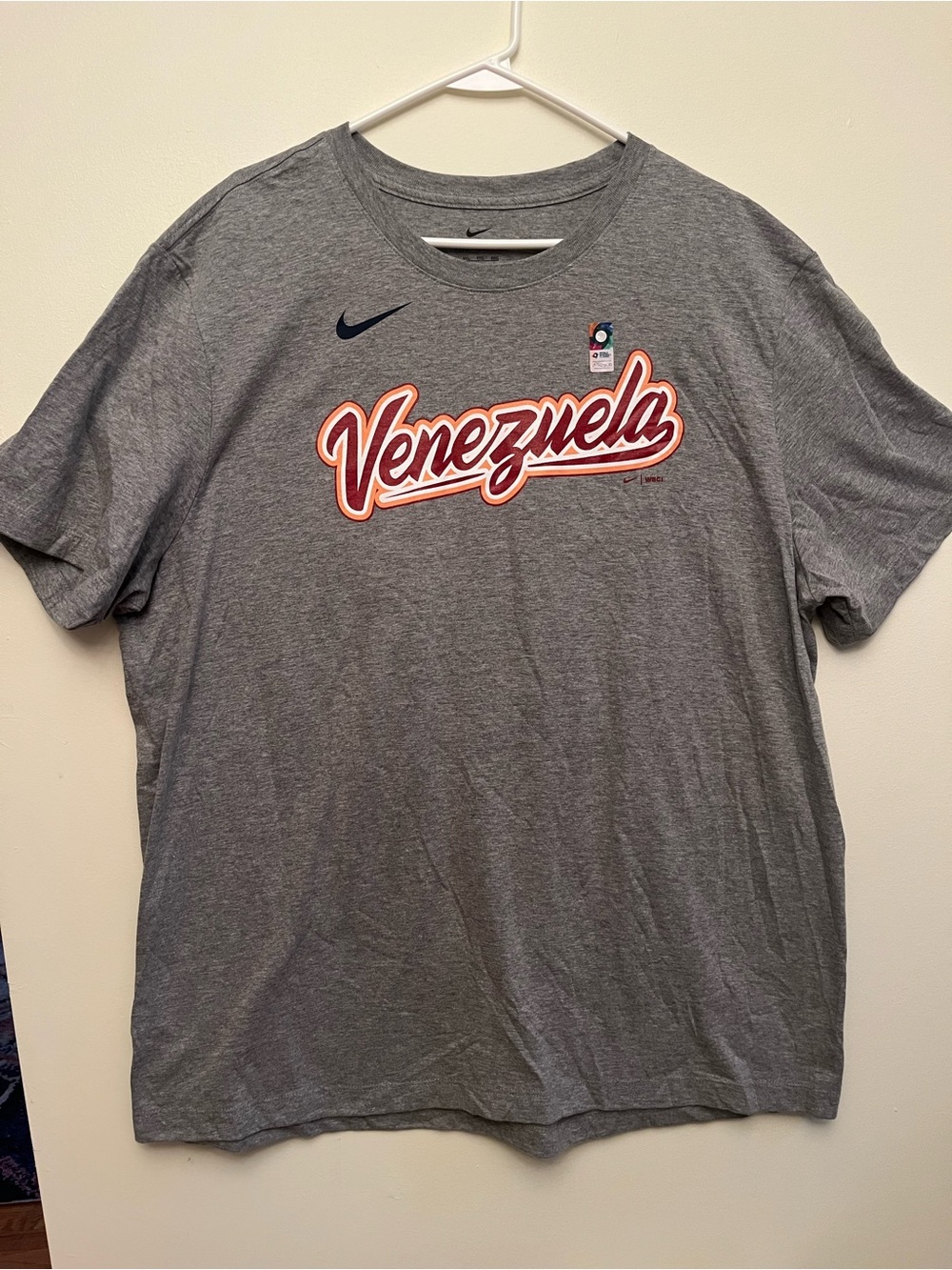 Nike WBC Team Venezuela Ronald Acuña Jr Player T-Shirt